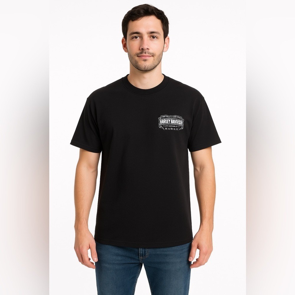 Harley-Davidson Honolulu Hawaii Black Graphic T-Shirt Men's 2XL NWT